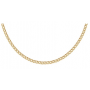 Chain made of gilded silver, length 45 cm, average item weight 7.46 gr.