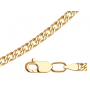 Chain made of gilded silver, length 45 cm, average item weight 7.46 gr.