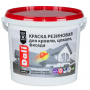 Acrylic paint DALI rubber for roofing, plinth, facade moisture resistant washable deep matt gray 6 kg