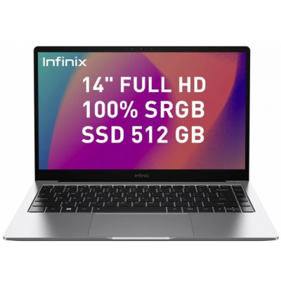 Notebook Infinix Inbook XL23 i5 1155G7/8Gb/SSD512Gb/14"/IPS/FHD/Win11Home/Gray