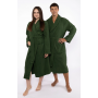 Dressing gown man's terry (color Green). p 58