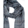 Men's scarf, plaid, soft "Prince of Wales" 33 x 170