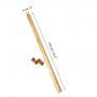 Wooden gymnastic stick, sports stick, trapezoid