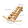 Массажер для спины, шеи, ног, Фитнес-тренажер, роликовый деревянный массажер, Тренажер для тела