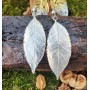 Boucles d'oreilles Feuille de Laurier