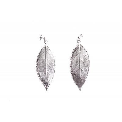 Boucles d'oreilles Feuille de Laurier