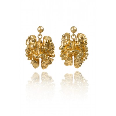 Earrings Walnut