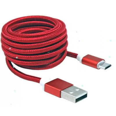 Sbox kabl usb-micro 1m red