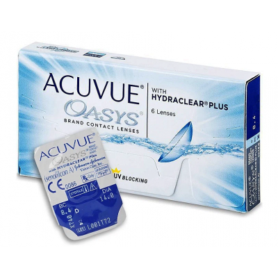 Contact lenses Acuvue OASYS with Hydraclear Plus, 6 pcs., R 8.4, D -2