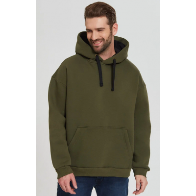 Khaki men's hoodie