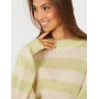 Baon jumper, size S, light prasem striped