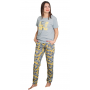 Women's pajamas with trousers.