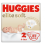 Huggies diapers Elite Soft 2, 4-6 kg, 82 pcs.