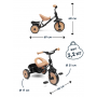 Children's tricycle JUNION Windi, black